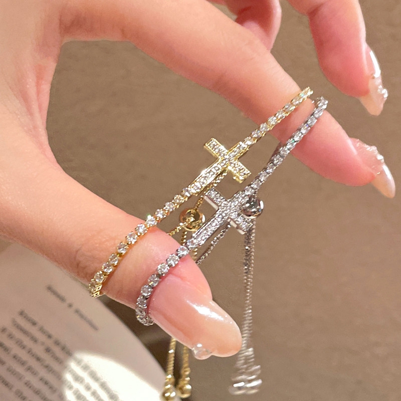 Cross Zircon Bracelet