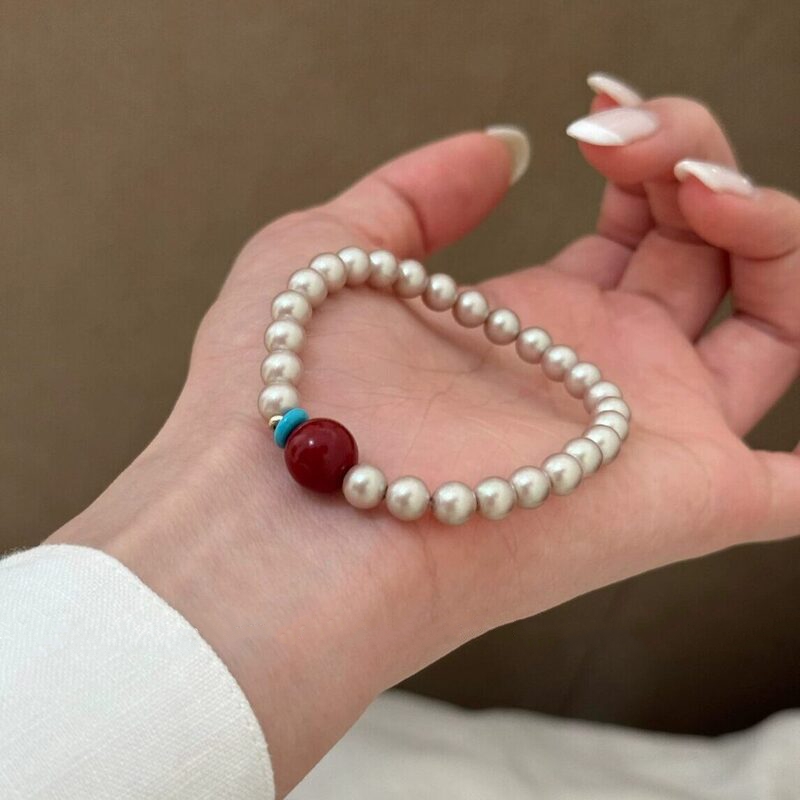 Cinnabar Pearl Necklace
